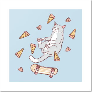 Pizza Cat Posters and Art